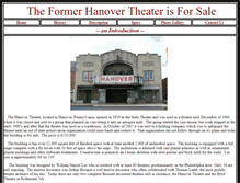 Tablet Screenshot of hanovertheater.info